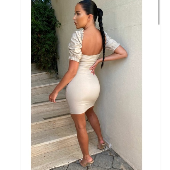 Puff Sleeve Dress - Picture 5 of 8